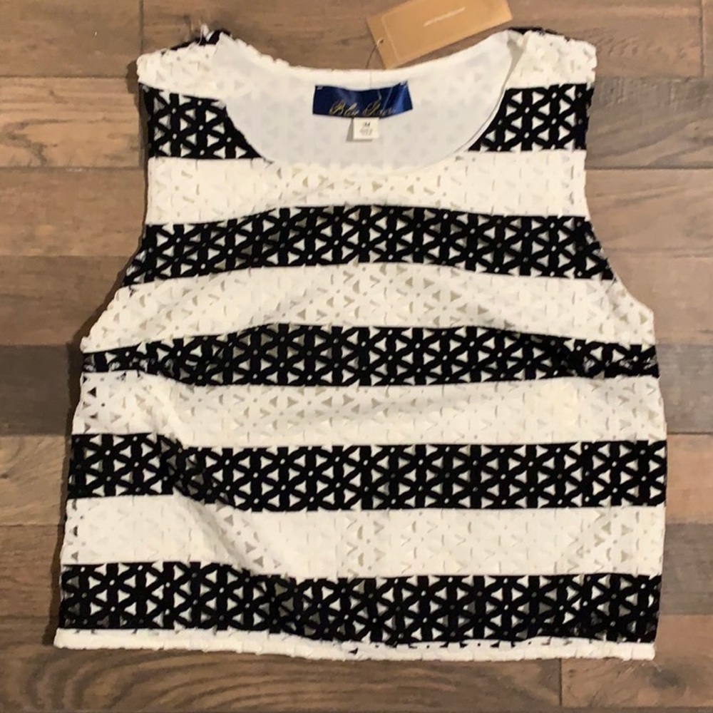 NWT Francesca’s Collection Eyelet Top